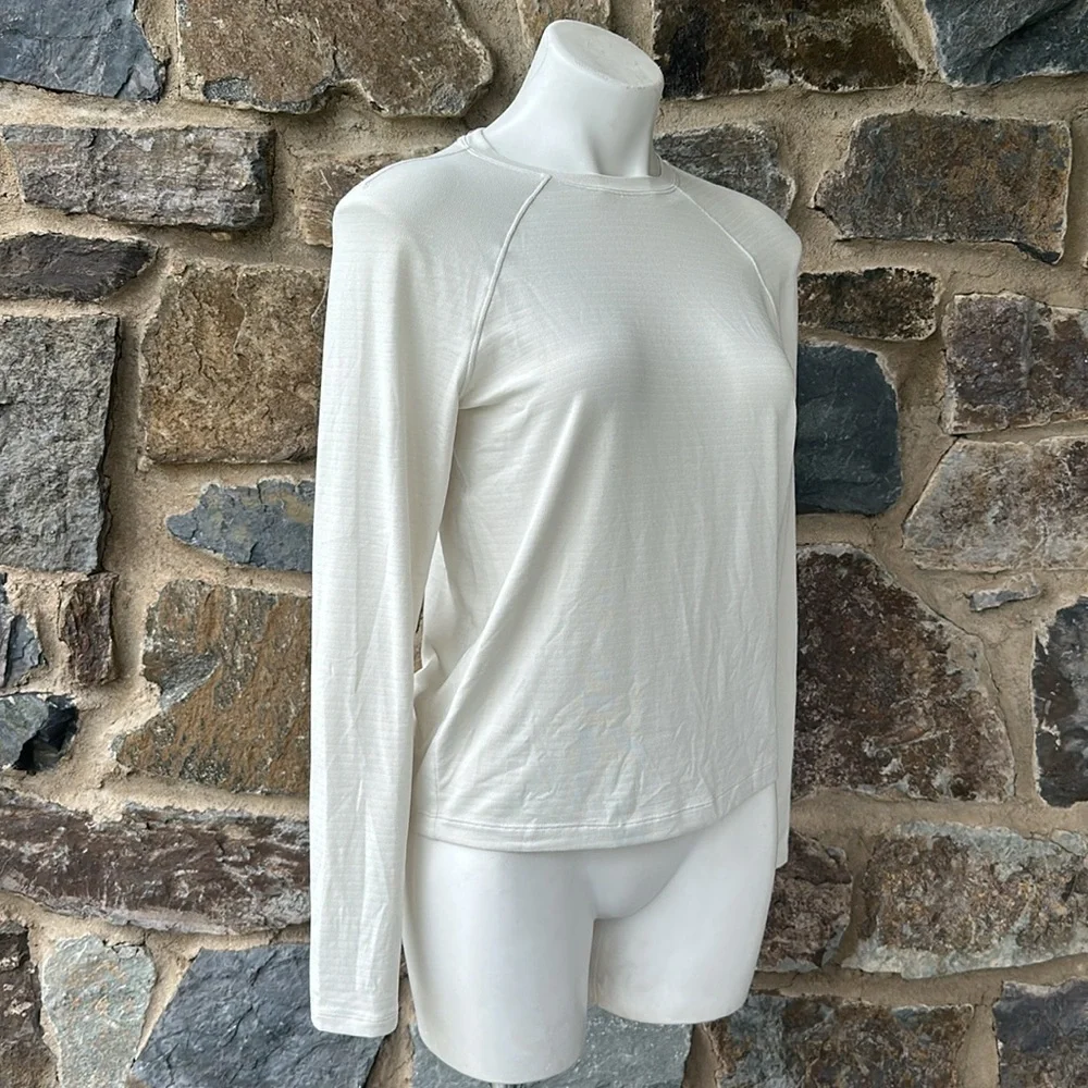 Elegant Cream Long Sleeve Top